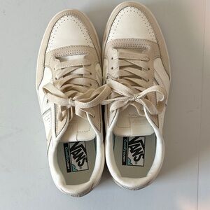 Vans Off-White and Beige Sneakers